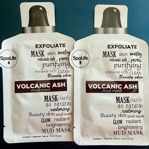 SpaLife Set of 2 Volcanic Ash Mud Mask NWT